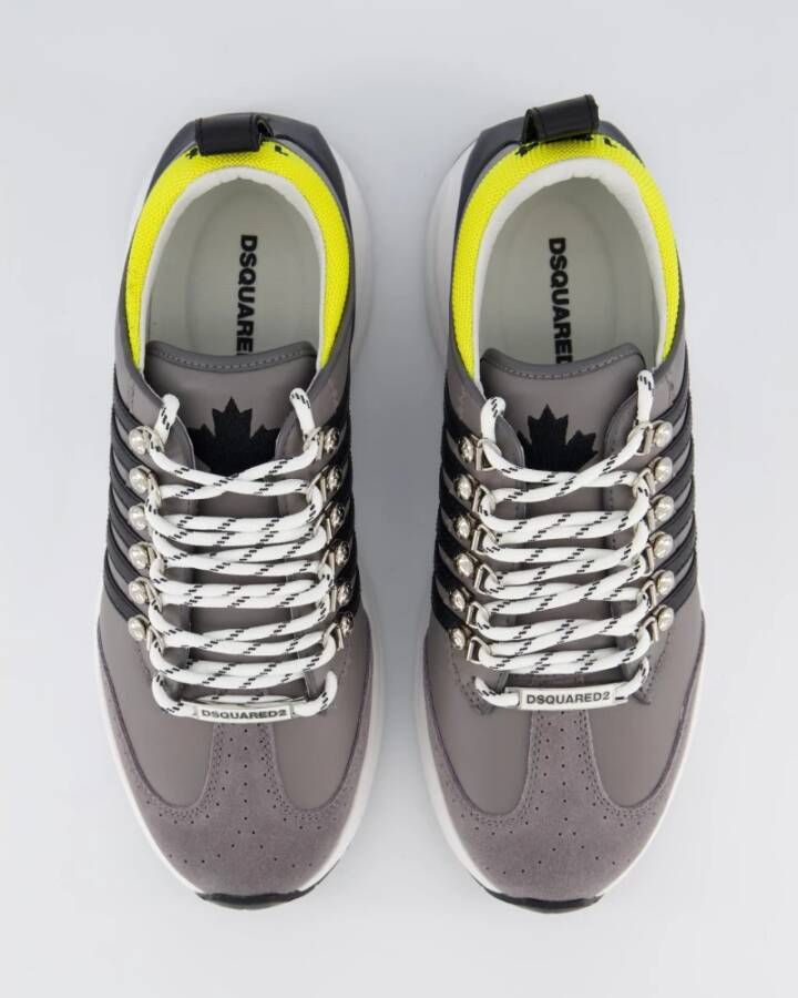 Dsquared2 Lage Vetersneakers Gray Heren