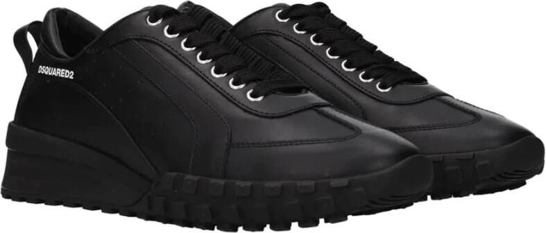 Dsquared2 Legend Leren Sneakers Black Dames