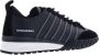 Dsquared2 Zwarte Leren Sneakers met Suède Detail Black Heren - Thumbnail 4