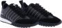 Dsquared2 Zwarte Leren Sneakers met Suède Detail Black Heren - Thumbnail 5