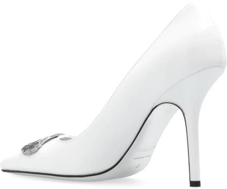 Dsquared2 Leren pumps White Dames