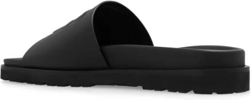Dsquared2 Leren slippers Black Heren
