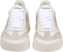 Dsquared2 Leren sneakers in crèmekleur met multicolor accenten White Dames - Thumbnail 3