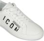 Dsquared2 Leren sneakers met 'Icon' logo White Heren - Thumbnail 6