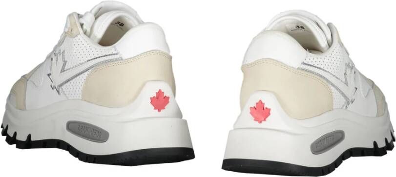 Dsquared2 Leren Sneakers met Logo Detail