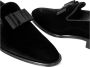 Dsquared2 Zwarte Velvet Loafer met Grosgrain Strik Black Heren - Thumbnail 4
