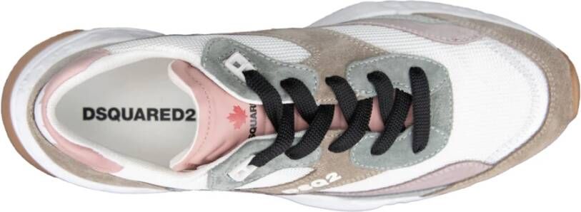 Dsquared2 Multicolor Leren Sneakers met Logo Print Multicolor Dames