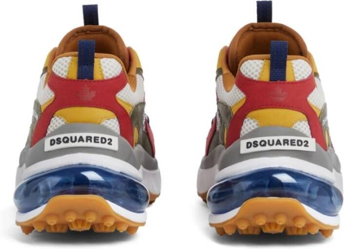 Dsquared2 Multicolor Panel Sneakers met Mesh Design Multicolor Heren