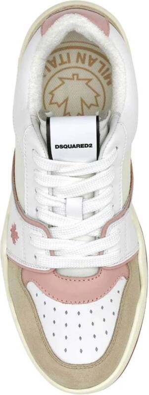 Dsquared2 Multicolor Spiker Sneakers Beige Dames