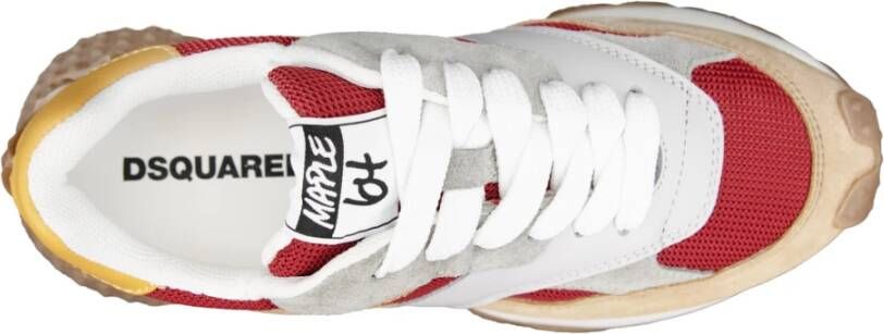 Dsquared2 Multicolor Suède Sneakers met Logo Multicolor Dames