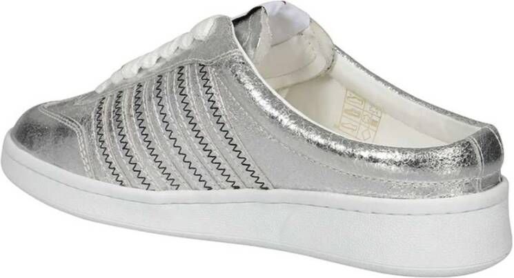 Dsquared2 Open Rug Leren Sneakers Gray Dames