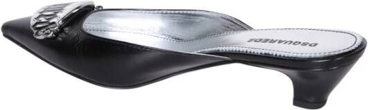 Dsquared2 Puntige Neus Leren Muiltjes met Stiletto Hak