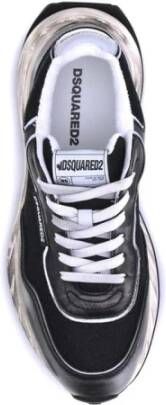 Dsquared2 Retro-Styled Panel Sneakers met Gestructureerde Zool