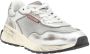 Dsquared2 Retro Vintage Panel Sneakers met Gestructureerde Zool White Heren - Thumbnail 7