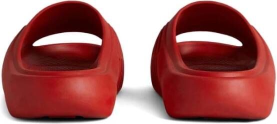 Dsquared2 Rode Platte Slides & Teenslippers Red Heren