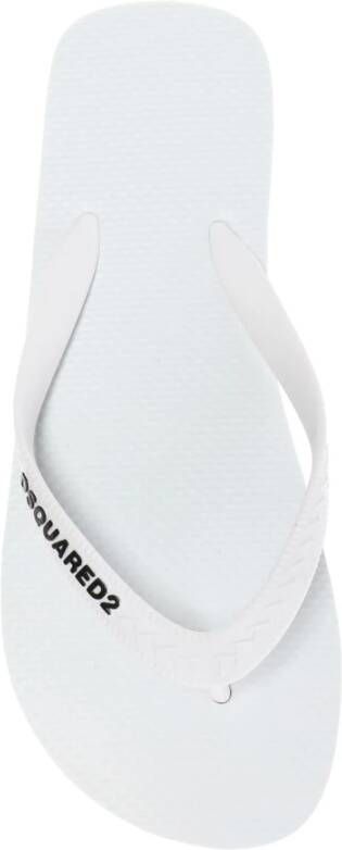 Dsquared2 Rubber flip-flops White Heren