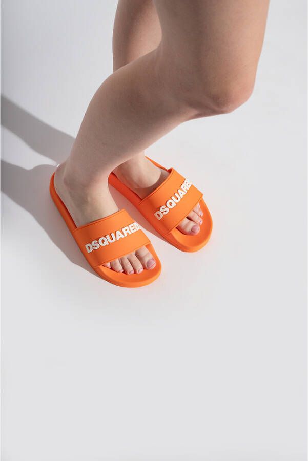 Dsquared2 Rubberglaasjes Oranje Dames