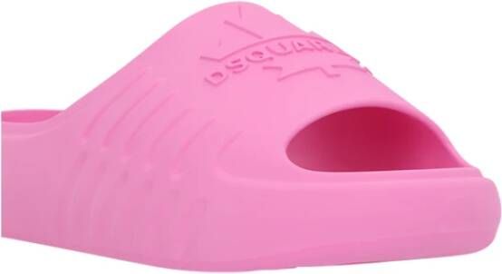 Dsquared2 Rubber Slides Sandalen