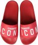 Dsquared2 Slippers Icon Slide Sandals in rood - Thumbnail 3