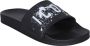 Dsquared2 Zwarte platte schoenen Slides & Thong Black Heren - Thumbnail 18