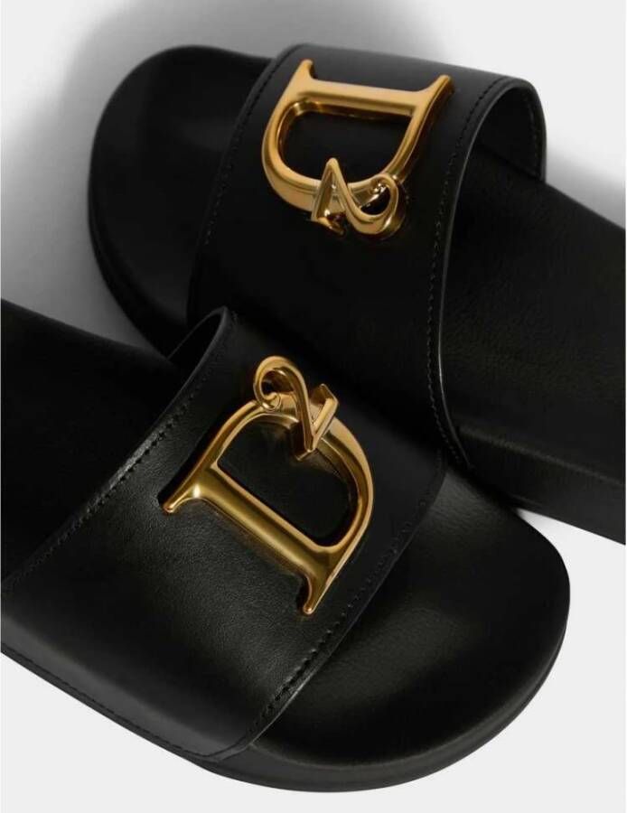 Dsquared2 Glij in stijl met deze Flip Flops & Sliders voor vrouwen Zwart Dames