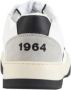 Dsquared2 Witte lage sneakers met driekleurige suède details Wit Heren - Thumbnail 8
