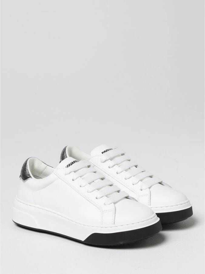 Dsquared2 Elegante en Modieuze Bumper Sneakers voor Vrouwen Wit Dames