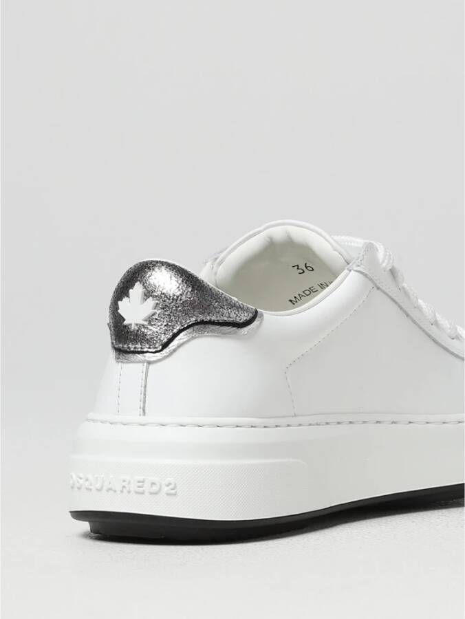 Dsquared2 Elegante en Modieuze Bumper Sneakers voor Vrouwen Wit Dames