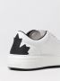 Dsquared2 Witte Leren Sneakers met Contrasterend Logo White Heren - Thumbnail 12