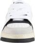 Dsquared2 Witte lage sneakers met driekleurige suède details Wit Heren - Thumbnail 4