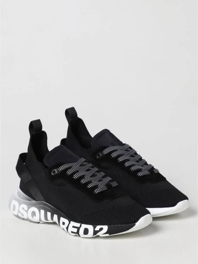 Dsquared2 Elegante Herensneakers voor elke gelegenheid Zwart Heren