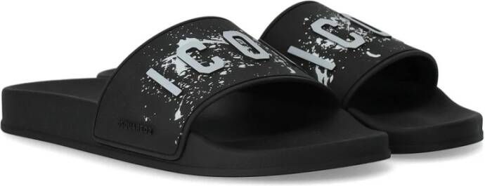 Dsquared2 Sliders Black Heren