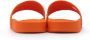 Dsquared2 Sliders Zomerse Stijl Upgrade met Rubberen Logo Slippers voor Heren Oranje Heren - Thumbnail 10