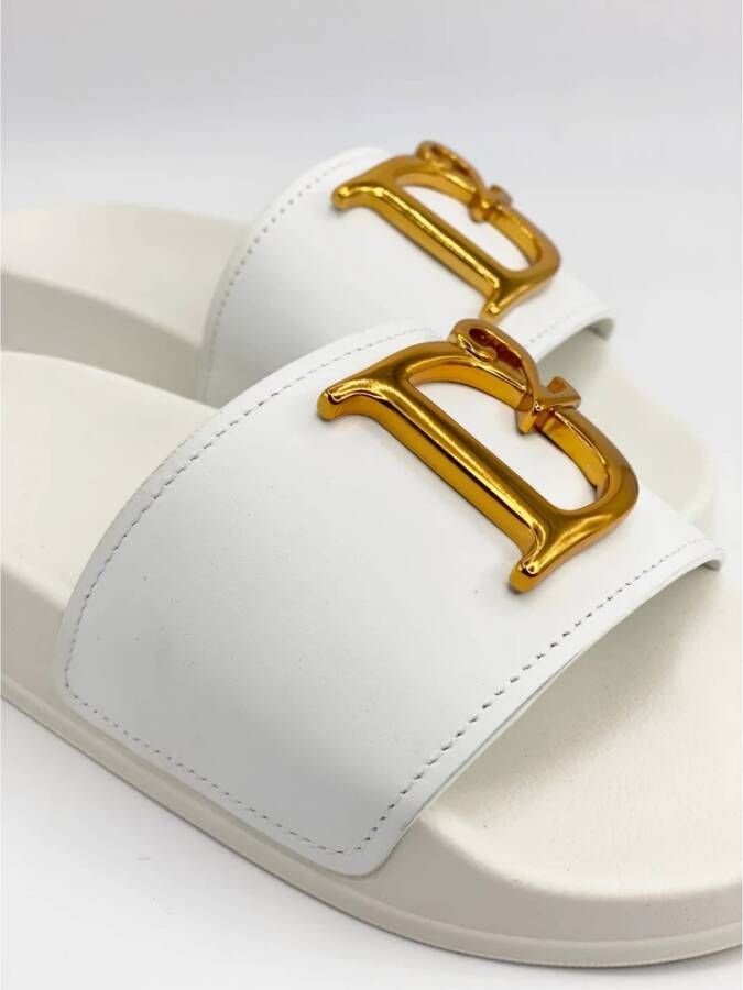 Dsquared2 Modieuze Witte Sandalen Wit Dames