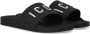 Dsquared2 Zwarte rubberen slippers Stijlvol en comfortabel Zwart - Thumbnail 12