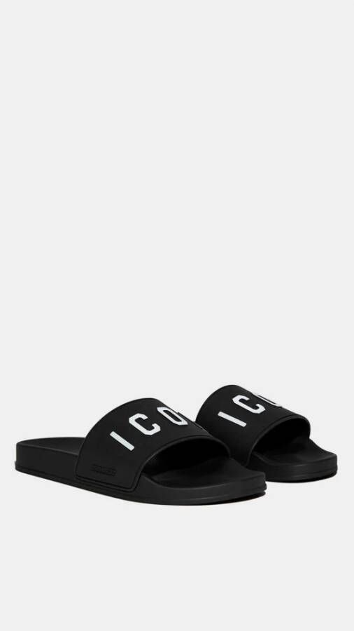 Dsquared2 Sliders Zwart Heren