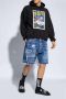 Dsquared2 Zwarte platte schoenen Slides & Thong Black Heren - Thumbnail 13