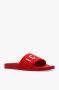 Dsquared2 Rode Logo-Ingeschoven Slippers Rood Heren - Thumbnail 9