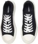Dsquared2 Zwarte Canvas Sneakers met Witte Rubberen Zool Black - Thumbnail 7