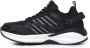 Dsquared2 Mesh Veterschoenen Zwart Wit Black Heren - Thumbnail 5