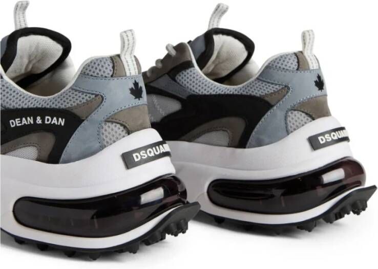 Dsquared2 Moderne Leren Sneakers voor Mannen Multicolor Heren
