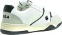 Dsquared2 Witte lage sneakers met driekleurige suède details Wit Heren - Thumbnail 11