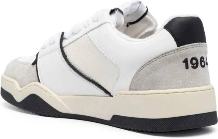 Dsquared2 Leren Sneakers voor Mannen White Heren