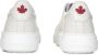 Dsquared2 Witte Sneakers 98%Cotton 2%Elastan White Heren - Thumbnail 7