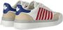 Dsquared2 Witte Sneakers Multi-Panel Design Side Stripe Multicolor Heren - Thumbnail 16