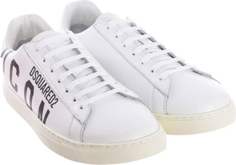 Dsquared2 Lage Sports Sneakers White Heren