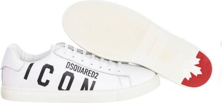 Dsquared2 Lage Sports Sneakers White Heren