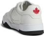 Dsquared2 Leren sneakers met ronde neus en logo White Heren - Thumbnail 14