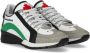 Dsquared2 Legendary sneaker van leer met suède details - Thumbnail 3