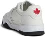 Dsquared2 Leren sneakers met ronde neus en logo White Heren - Thumbnail 18